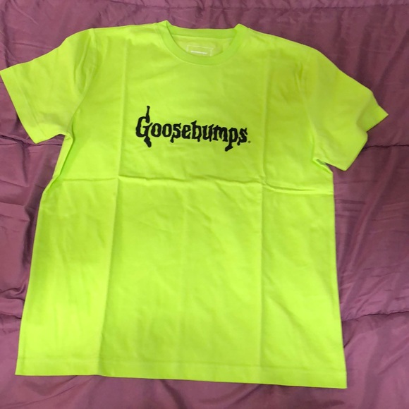 Green Goosebumps short sleeve Halloween shirt - Picture 1 of 1